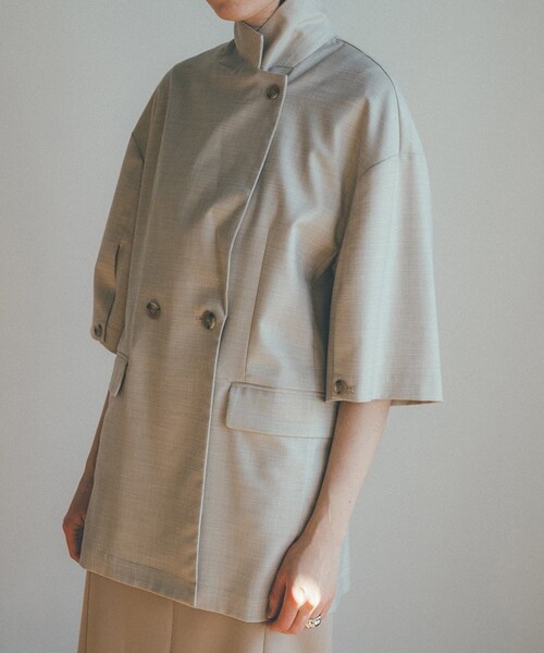 823t*美品 クラネ CLANE スリーブスリットジャケット CLANE（クラネ）の「スリーブスリットジャケット 10108-3072