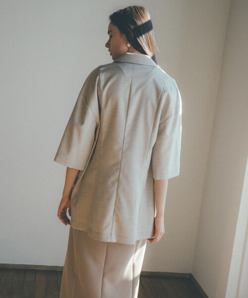 823t*美品 クラネ CLANE スリーブスリットジャケット 823t*美品 クラネ CLANE スリーブスリットジャケット - メルカリ