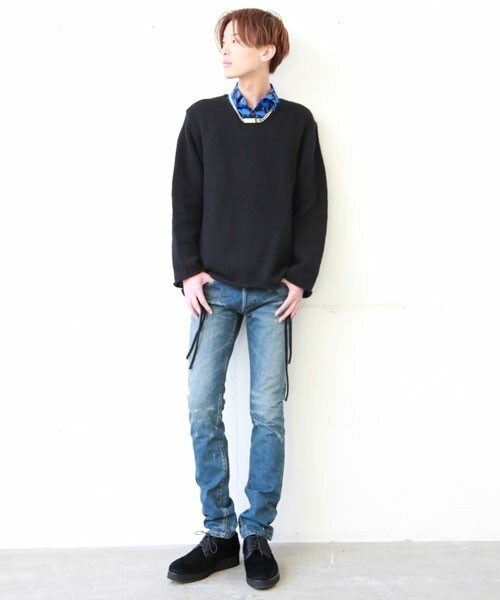 PADRONE（パドローネ）の「PADRONE ×MIDWEST別注 HAIR HIDEラバーソールシューズ（その他シューズ・メンズ・ブラック・40/41/42）」の13枚目の写真