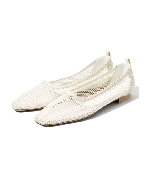 GRL（グレイル）の「メッシュフラットシューズ（その他シューズ・レディース・ブラック/ベージュ/アイボリー・24.5）」の2枚目の写真