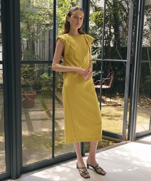 city（シティ）の「スビンコットンギャザーショルダーワンピース（ワンピース/ドレス）」