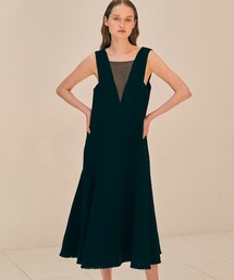 city（シティ）の「リネンチノクロスフレア2WAYワンピース（ワンピース/ドレス）」