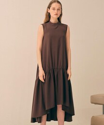 city（シティ）の「イージーツイルローギャザーワンピース（ワンピース/ドレス）」
