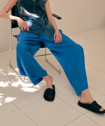 city（シティ）の「キュプラピーチタックセミワイドパンツ（パンツ）」