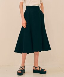 city（シティ）の「リネンチノクロスフレアスカート（その他）」
