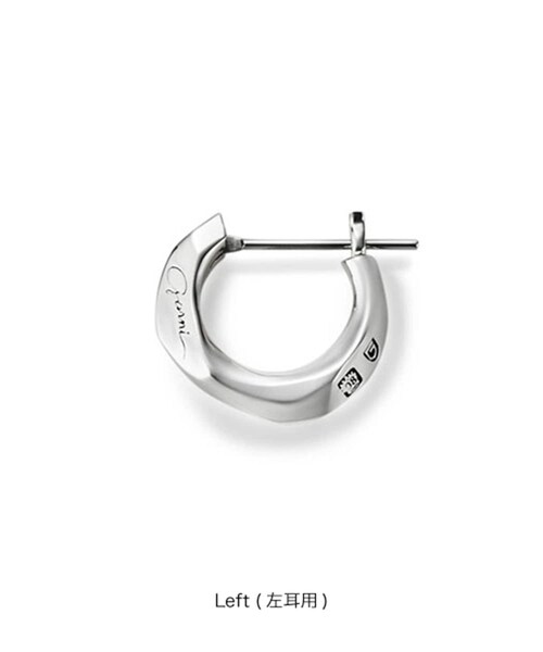 GARNI ガルニ　フープピアス　左右 GARNI ガルニ フープピアス 左右 GARNI（ガルニ）の「Crockery Pierce