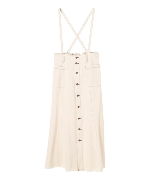 Green　Parks（グリーンパークス）の「・SUGAR SPOON カラーツイルジャンスカ（ワンピース/ドレス・アイボリー/グレー/ブラック/イエロー・F）」の17枚目の写真