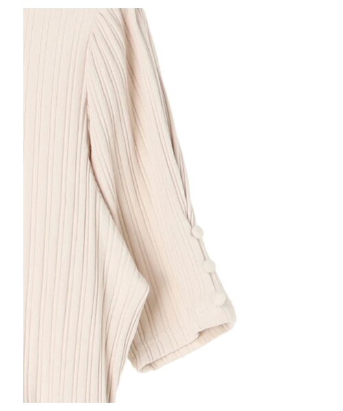 Green　Parks（グリーンパークス）の「・SUGAR SPOON イソザイドッキングワンピ（ワンピース/ドレス・アイボリー/ブラック/ベージュ・F）」の13枚目の写真