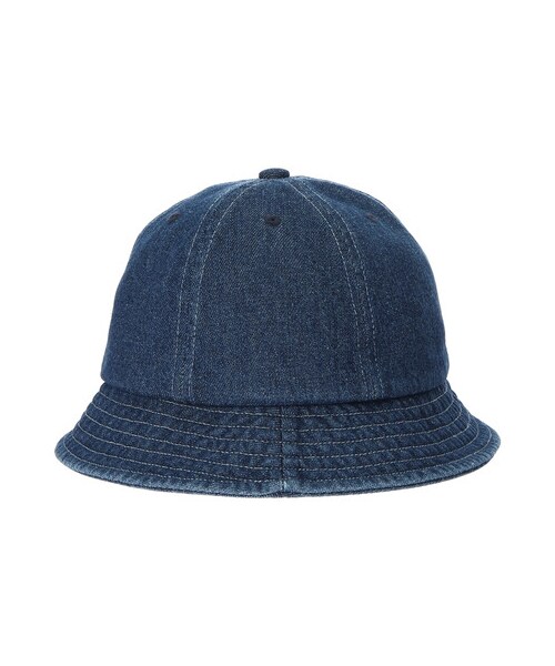 earth music&ecology（アースミュージックアンドエコロジー）の「デニムバケットハット（帽子・ブラック/インディゴ・F）」の5枚目の写真