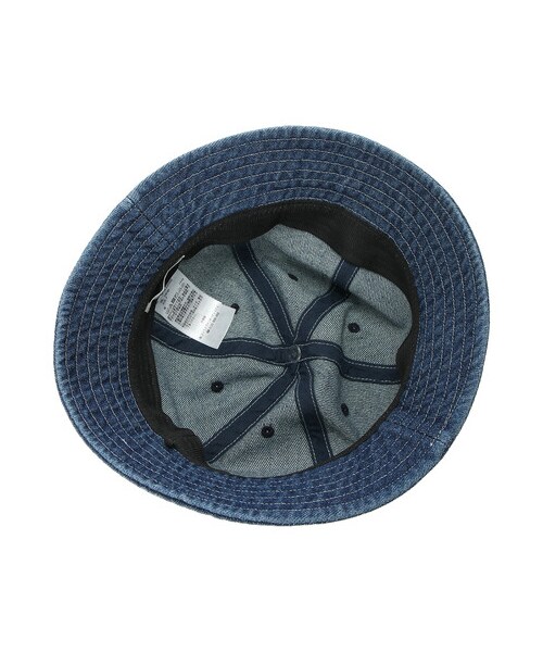 earth music&ecology（アースミュージックアンドエコロジー）の「デニムバケットハット（帽子・ブラック/インディゴ・F）」の8枚目の写真