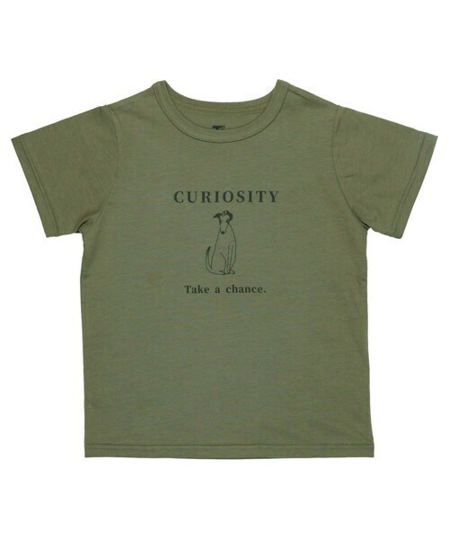 T>>2（ティーツー）の「プリントTシャツ（Tシャツ/カットソー・キッズ・01.ホワイト/02.スミクロ/03.ホワイト/04.カーキ/05.イエロー/06.スミクロ/07.イエロー/08.ピンク・80-150）」の5枚目の写真