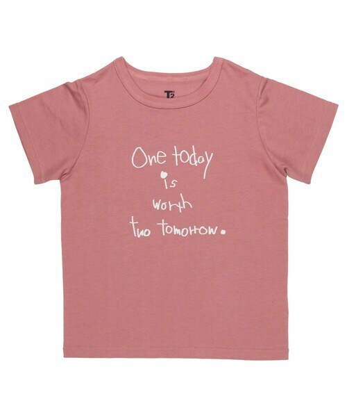 T>>2（ティーツー）の「プリントTシャツ（Tシャツ/カットソー・キッズ・01.ホワイト/02.スミクロ/03.ホワイト/04.カーキ/05.イエロー/06.スミクロ/07.イエロー/08.ピンク・80-150）」の8枚目の写真
