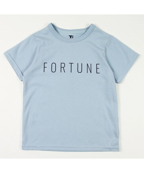 T>>2（ティーツー）の「ロゴプリントTシャツ（Tシャツ/カットソー・キッズ・01.ホワイト/02.イエロー/03.ベージュ/04.ブルー・80-150）」の3枚目の写真