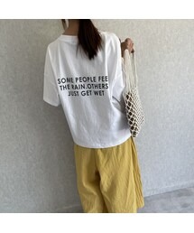 copine | ヘビーウェイトポケット付バックロゴTシャツ(3color)(Tシャツ/カットソー)