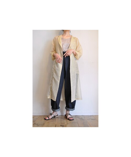 RehersalL(リハーズオール)の「メッシュコート(その他アウター・レディース・ブラウン/ブルー/ベージュ/ブラック/イエロー・one)」の5枚目の写真