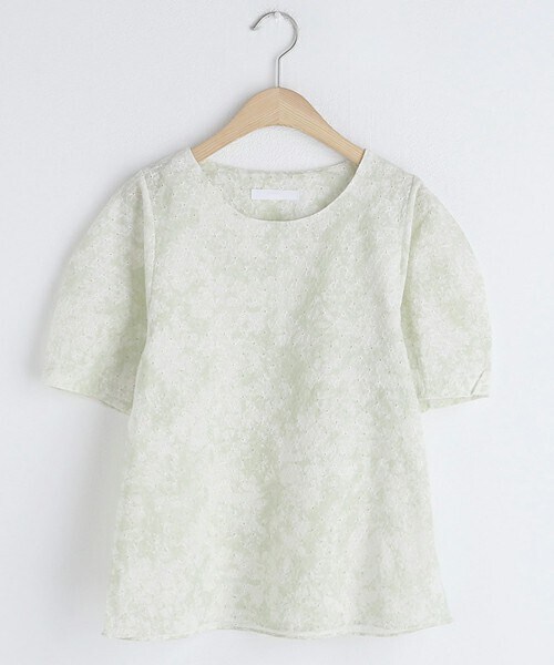 DHOLIC（ディーホリック）の「花柄刺繍タイダイブラウス（シャツ/ブラウス・レディース・ブルー/グリーン・ONESIZE）」の2枚目の写真