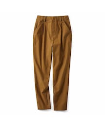 IEDIT | IEDIT[イディット] 歩くたびに空気が通る涼やかパンツ 美脚テーパード〈キャメル〉(パンツ)