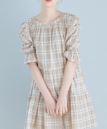 OLIVE des OLIVE | レースアップティアードチュニック(シャツ/ブラウス)