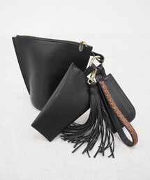 OUVRAGE CLASSE | 【ATELIER AMBOISE/アトリエ アンボワーズ】ポーチ付バック(ハンドバッグ)