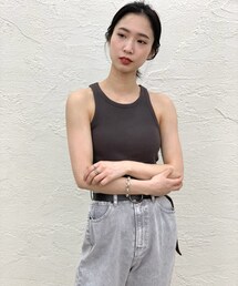 CIAOPANIC | パット付きアメスリタンクトップ(Tシャツ/カットソー)