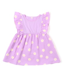 DISCOAT | 【キッズ】EC店舗限定綿麻フリルプリントブラウス(シャツ/ブラウス)