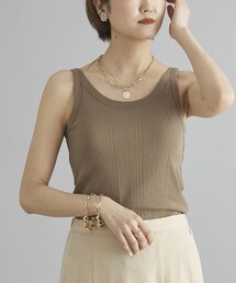 DouDou | ランダムリブタンク(Tシャツ/カットソー)