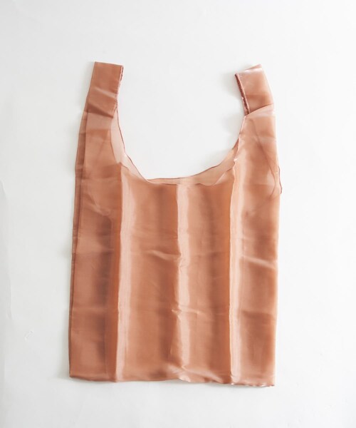 Lattice（Lattice）の「サテンシアーイージーバッグ（エコバッグ/サブバッグ・レディース・ブルー/ピンク/ブラウン/ブラック/ライトグリーン/アイボリー/ベージュ/パープル・0）」の4枚目の写真