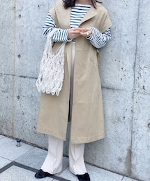 Lattice | ウッドビーズマクラメ編みバッグ(トートバッグ)