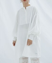 Kastane（カスタネ）の「リネンボイルはしごレースブラウス（シャツ/ブラウス）」