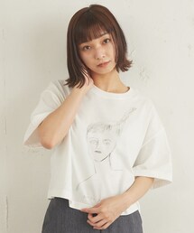 Lui's | 【AIKA HIRANO×Lui's FEMME】Tシャツ lady hair(Tシャツ/カットソー)