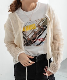 mystic | メッシュ2WAYカーディガン(Tシャツ/カットソー)