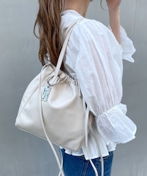 mystic | WEB限定  loti 巾着フリンジバック(トートバッグ)