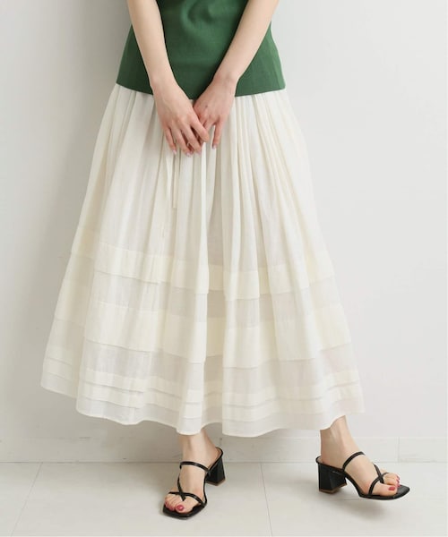 IENA　イエナ　sese リネンボイルギャザースカート✨美品 IENA（イエナ）の「sese リネンボイルギャザースカート◇（）」 - WEAR
