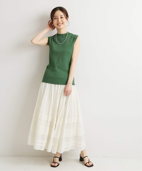 IENA　イエナ　sese リネンボイルギャザースカート✨美品 IENA（イエナ）の「sese リネンボイルギャザースカート◇（）」 - WEAR