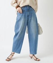 RIVE DROITE | 【《大人のカジュアルスタイル》手洗い可】カーブシルエットデニムパンツ(デニムパンツ)