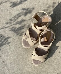 RIVE DROITE | 【抜群の履き心地が魅力】クロスエスパサンダル(サンダル)