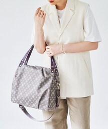 russet | カラーハンドルボストントートバッグ L (CE-849)(トートバッグ)