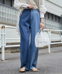 CIAOPANIC TYPY | 【TYPYDENIM】リメイクライクフリンジパンツ(デニムパンツ)