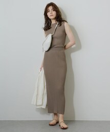 Whim Gazette編みセットアップ Whim Gazetteの金子綾さんコラボ マルチウェイセットアップが