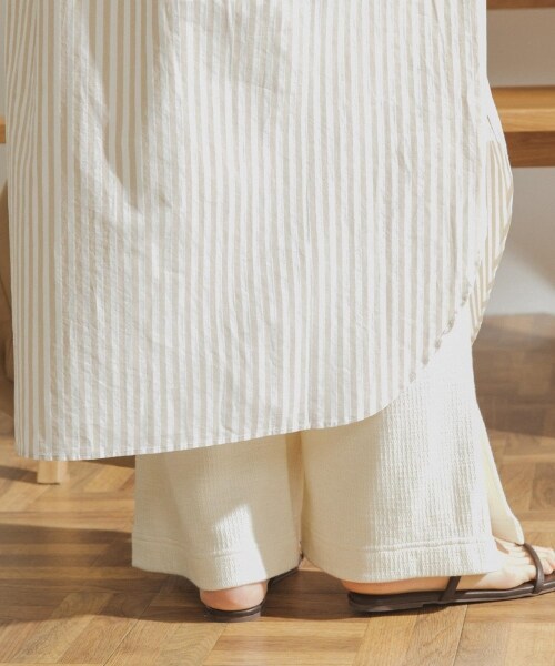 URBAN RESEARCH DOORS(アーバンリサーチドアーズ)の「FORK&SPOON 直條華夫格長褲(その他・レディース・黑色/米色/煙燻藍・one)」の21枚目の写真