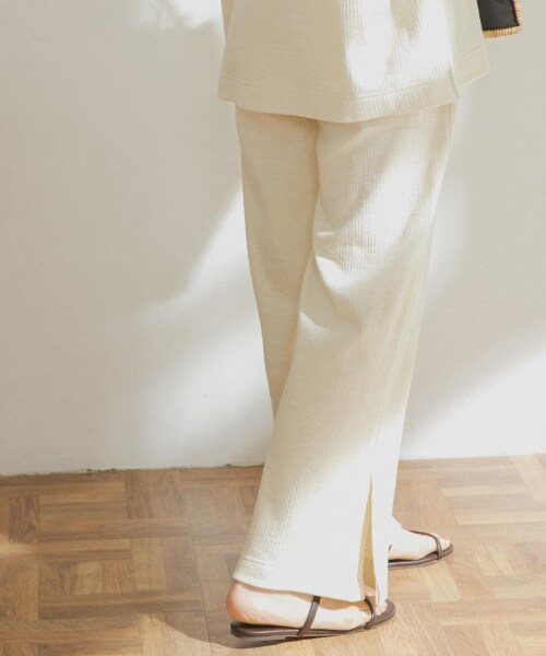 URBAN RESEARCH DOORS(アーバンリサーチドアーズ)の「FORK&SPOON 直條華夫格長褲(その他・レディース・黑色/米色/煙燻藍・one)」の18枚目の写真