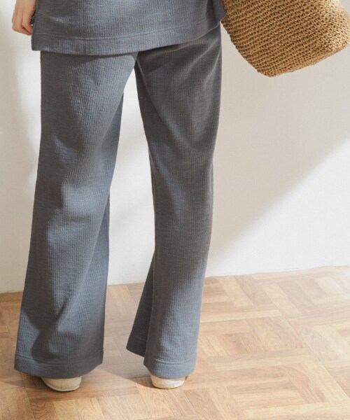 URBAN RESEARCH DOORS(アーバンリサーチドアーズ)の「FORK&SPOON 直條華夫格長褲(その他・レディース・黑色/米色/煙燻藍・one)」の8枚目の写真