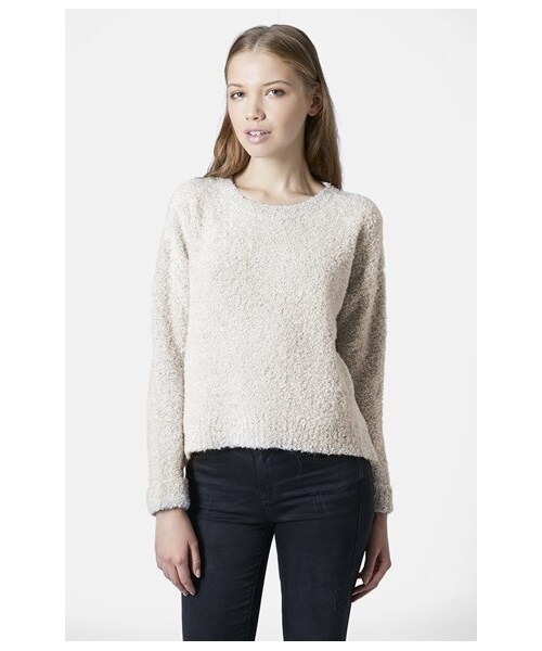 TOPSHOP（トップショップ）の「Topshop Bouclé Knit Sweater（ニット/セーター・レディース・White・Regular 10 (10-12 US)/Regular 6 (2-4 US)/Regular 4 (0-2 US)/Regular 2 (0 US)/Regular 12 (14 US)/Regular 8 (6-8 US)）」の5枚目の写真