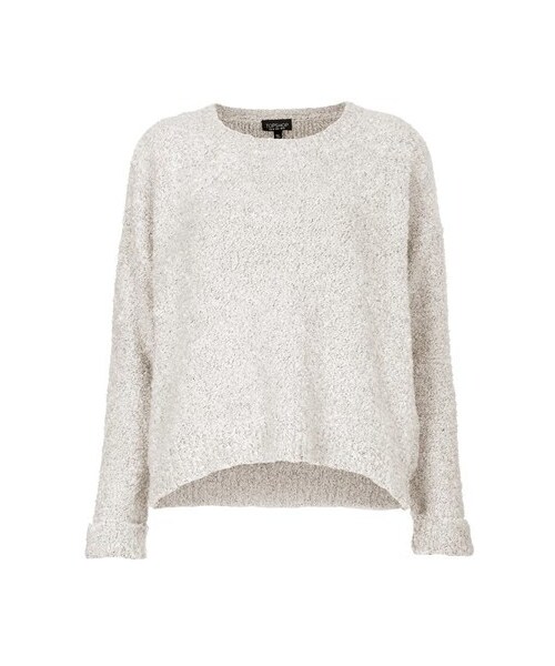 TOPSHOP（トップショップ）の「Topshop Bouclé Knit Sweater（ニット/セーター・レディース・White・Regular 10 (10-12 US)/Regular 6 (2-4 US)/Regular 4 (0-2 US)/Regular 2 (0 US)/Regular 12 (14 US)/Regular 8 (6-8 US)）」の4枚目の写真