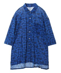 three dots（スリードッツ）の「パームプリント 七分袖シャツ（その他）」