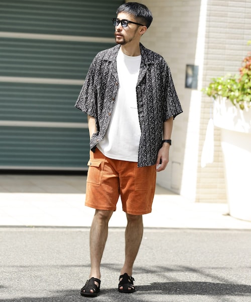 URBAN RESEARCH Sonny Label（アーバンリサーチサニーレーベル）の「オーバーサイズパターンシャツ（その他・メンズ・バティック/レオパード/ジオメトリック・M/L）」の6枚目の写真