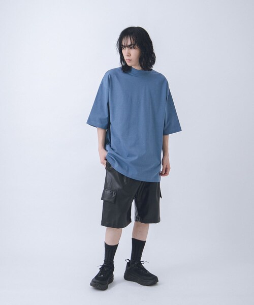 URBAN RESEARCH ID（アーバンリサーチ アイディー）の「URBAN RESEARCH iD MOCK NECK SHORT-SLEEVE T-SHIRTS（その他・メンズ・BLUE GRAY/WHITE/BLACK・M/L）」の7枚目の写真