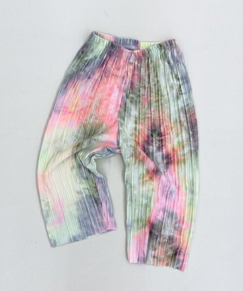 DHOLIC kids（ディーホリックキッズ）の「[Nams] タイダイプリーツパンツ（その他パンツ・キッズ・ブルー/ピンク/グリーン・5/7/9/11）」の2枚目の写真