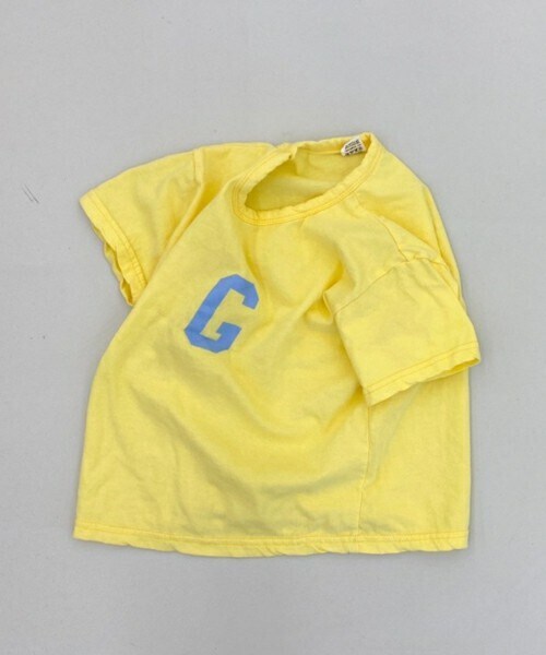 DHOLIC kids（ディーホリックキッズ）の「[Nams] Gロゴ半袖Tシャツ（Tシャツ/カットソー・キッズ・ピンク/ホワイト/イエロー・5/7/9/11）」の3枚目の写真