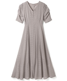 GRL（グレイル）の「パワショルVネックレースワンピース（ワンピース）」